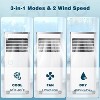 R.W.FLAME 8,000 BTU Portable Air Conditioner, Portable AC with Remote Control for Room Up to 200 Sq.Ft, Cooling, Dehumidifier & Fan 3-in-1 - 2 of 4