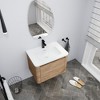 GDFStudio Nibley Wall-Mounted Bathroom Vanity with Ceramic Sink - 2 of 4