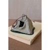 Tent-Shaped Christmas Ornaments – Set of Four – 7"Tall Hanging Decor by Kalalou - 4 of 4