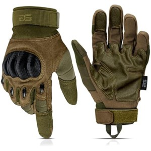 Tactical Shooting Hard Knuckle Gloves for Men and Woman with Touchscreen Fingers - Durable Comfortable Hand-Gear for Outdoor Work Hunting - 1 of 1