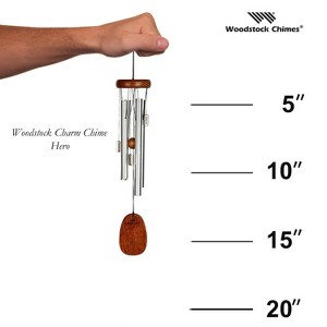 Woodstock Windchimes Woodstock Charm Chime Hero  Wind Chimes For Outside  Wind Chimes For Garden  Patio  and Outdoor DÃƒÂ©cor  16"L - 1 of 4
