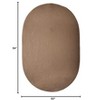 Colonial Mills Boca Raton - Cashew 5 Ft x7 Ft Oval Rug Indoor/Outdoor 100% Polypropylene - 2 of 4