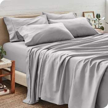  Danjor Linens Queen Sheet Set - 6 Piece Set Including 4  Pillowcases - Deep Pockets - Breathable, Soft Bed Sheets - Wrinkle Free -  Machine Washable - Gray Sheets for Queen Size Bed - 6 pc : Home & Kitchen