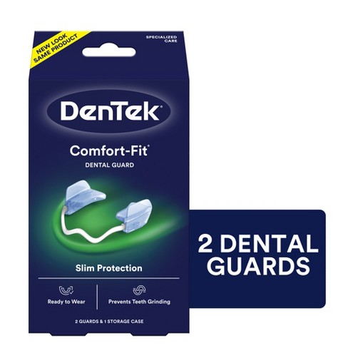 Dentek Comfort-fit Dental Guard For Nighttime Teeth Grinding - 2ct With ...