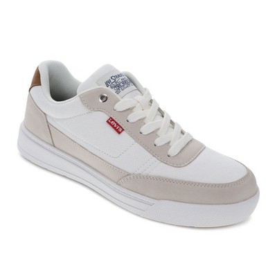 Levi's Mens Aden Genuine Suede and Canvas Lace Up Sneaker Shoe