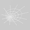 10' Black Light Responsive Giant Spiderweb White Halloween Decorative Prop - Hyde and EEK! Boutique™: Indoor/Outdoor Use - 3 of 3
