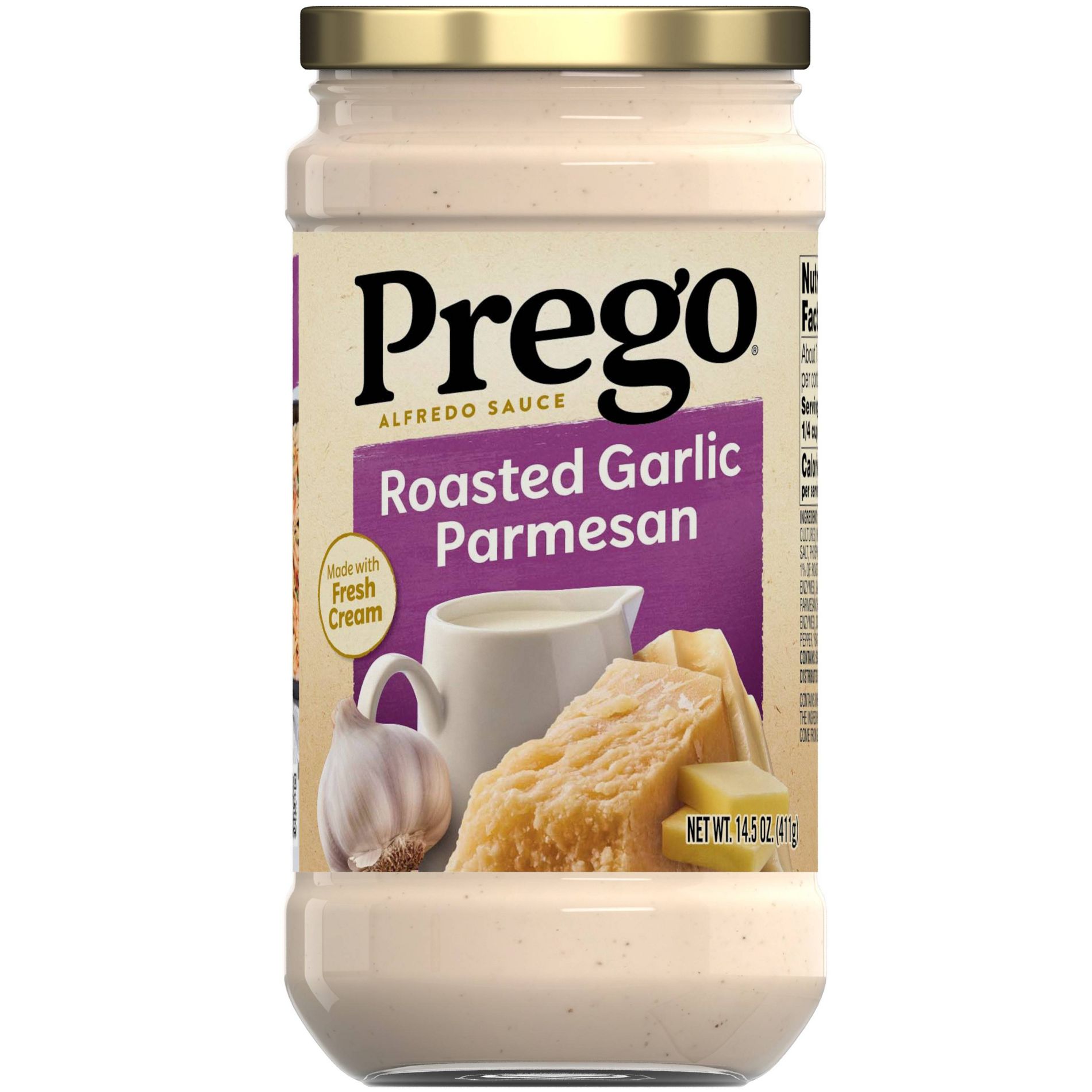 Prego Roasted Garlic Parmesan Alfredo Pasta Sauce - 14.5oz