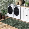 Washable Area Rugs for Living Room Vintage Floral Large Area Rug Boho Non-Slip Foldable Carpet Soft Thin Printed Indoor Rugs for Dining Room - 2 of 4