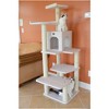 Armarkat B6802 Classic Real Wood Cat Tree In Ivory, Jackson Galaxy Approved, Six Levels With Condo and Two Perches - 3 of 4