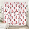 BAGOKIE Shower Curtain Set with 12 Hooks, Washable Fabric Shower Curtain, Rustic Farmhouse Bathroom Shower Curtain, 72x72 Inches - 4 of 4