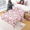 Christmas Bedding Sheet Set, Soft and Breathable Brushed Microfiber Bed Sheets, 16" Deep Pocket, Includes 1 Fitted, 1 Flat, 2 Pillowcases - 3 of 4