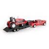 ERTL 1/64 Case IH "Red Menace" Pulling Tractor with Pickup Truck & Trailer, 47569 - 2 of 4