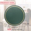 Unique Bargains Round PVC Leather Waterproof Anti-slip Home Decor Coasters 6 Pcs - 2 of 4