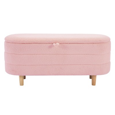 NicBex Storage Ottoman Bench for Bedroom,Elegant Storage Bench with Wood Legs,Ottoman for Living Room, Bedroom,Entryway