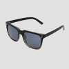 Men's Square Tortoise Shell Print Sunglasses - Original Use™ Black - 2 of 2