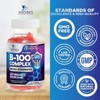 Super B Complex Gummy with Vitamin C & Folic Acid, Extra Strength Vitamin B Gummies Supplement with Niacin, B6, Folic Acid, B12, Biotin - 60 Gummies - 3 of 4