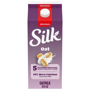 Silk Original Oat Milk - 59 fl oz - 1 of 4