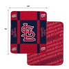 MLB St. Louis Cardinals Reverse Block Double Sided Ultra Cozy Blanket - 3 of 3