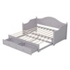 Merax Elegant Twin Size Wood Daybed with Pop-Up Trundle & Storage Drawers - 3 of 4