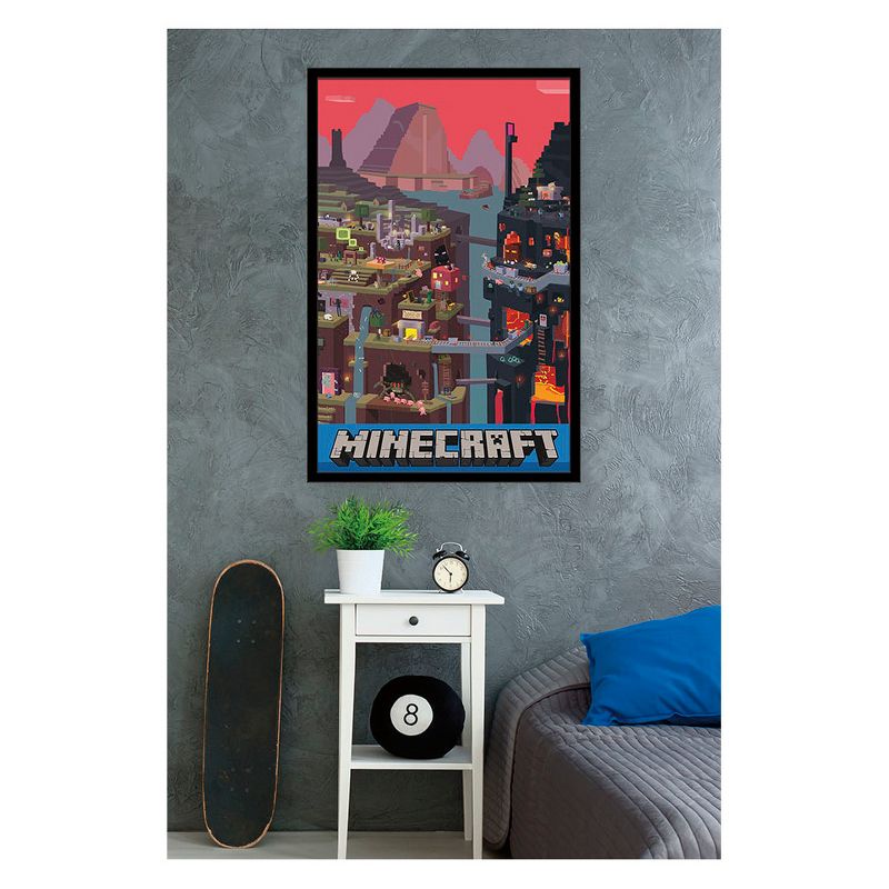 Minecraft - Cube Framed Poster Trends International, 4 of 7