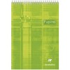 Clairefontaine Wirebound Notepad - Graph 80 sheets - 8 1/2 x 11 3/4 - Assorted Colors - 3 of 4