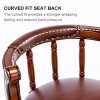 NicBex Bar Stools for Kitchen Island,Modern  Leather Counter Bar Stools with Wood Footrests,Bar Chairs for Dining Rooms,Kitchens Islands,Brown/Cream - 4 of 4