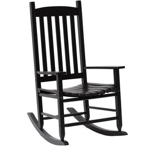 FDW Outdoor Rocking Chair Patio Rocking Chair Porch Rocking With High Back for Porch Garden - 1 of 4