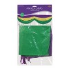 Beistle Mardi Gras Fabric Bunting, 5' 10", (1/Pkg) Multicolored - 3 of 4