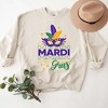 Simply Sage Market Women's Graphic Sweatshirt Mardi Gras Mask Sparkle - 2 of 2