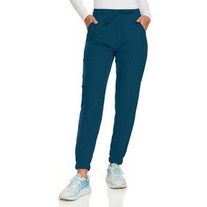 Hey Collection Women Medical Scrubs Jogger Pants with 4 Pockets and 4-Way Stretch - 1 of 4