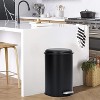 Trash Can, 8 Gal / 30L Stainless Steel Garbage Can with Soft-Close Lid, Step-on Bathroom Garbage Bin(without Inner Bucket) - 2 of 4