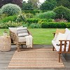 Nourison Positano Modern Stripes Flatweave Outdoor Rug - 2 of 4