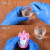 JDICTION 2-Pack Reusable Epoxy Gloves - Black & Blue Silicone Hand Protectors for Resin Crafts & Jewelry Making - 3 of 4