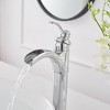 BWE Waterfall Single Hole Single-Handle Vessel Bathroom Faucet With Pop-up Drain Assembly - 4 of 4