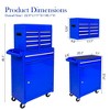 5-Drawer Rolling Tool Chest with Wheels & Detachable Top – Heavy-Duty Steel Toolbox for Garage, Workshop, or Warehouse with Lockable Drawers - 2 of 4