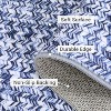 Modern Hallway Runner Rug, Washable Non-Slip Low Pile Carpet, Soft Stain-Resistant Faux Wool Rug for Kitchen, Bedroom - 4 of 4