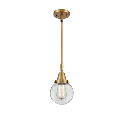 Beacon - 1 Light Stem Hung Mini Pendant In Industrial Style-10.63 Inches Tall and 6 Inches Wide