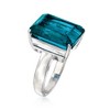 Ross-Simons 12.00 Carat London Blue Topaz Ring in Sterling Silver - 3 of 4