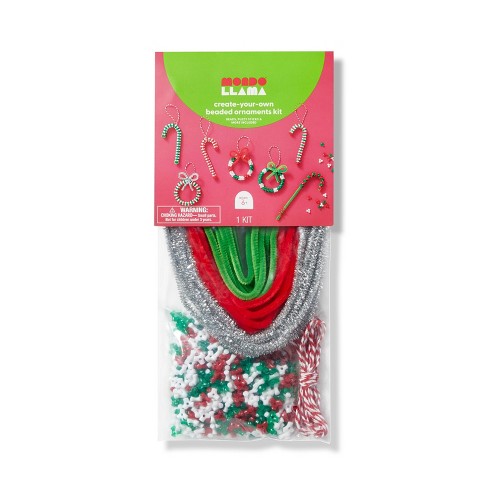 Create-Your-Own Beaded Ornaments Kit - Mondo Llama™ - image 1 of 4