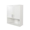 Chery Life Two Door Wall Cabinet Bathroom Vanity with Mirror, Multifunctional Storage Cabinet - 2 of 4