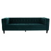 GDFStudio Sororia 89.75" Velvet Upholstered Tufted 3-Seater Sofa - 2 of 4