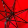 Milan Fringe 11Ft Round Crank Umbrella - PAT8108 - Safavieh - 3 of 3