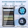 ZAFRO 145 Can Beverage Fridge, 4.4Cu.Ft Cooler with Adjustable Thermostat & Glass Door for Beer/Wine, Bar/Office - 3 of 4