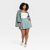 Women's High-Rise Pleated Skort - A New Day™ - 3 of 3