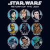 Girls Star Wars Cartoon Portraits T Shirt - 2 of 4