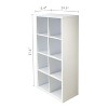 Backless Bookshelf, Smart Cube 8-cube Organizer Storage With Opened ...