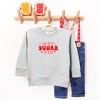 The Juniper Shop Hey Sugar Pie Stars Youth Ultra-Soft Graphic Sweatshirt - 2 of 3