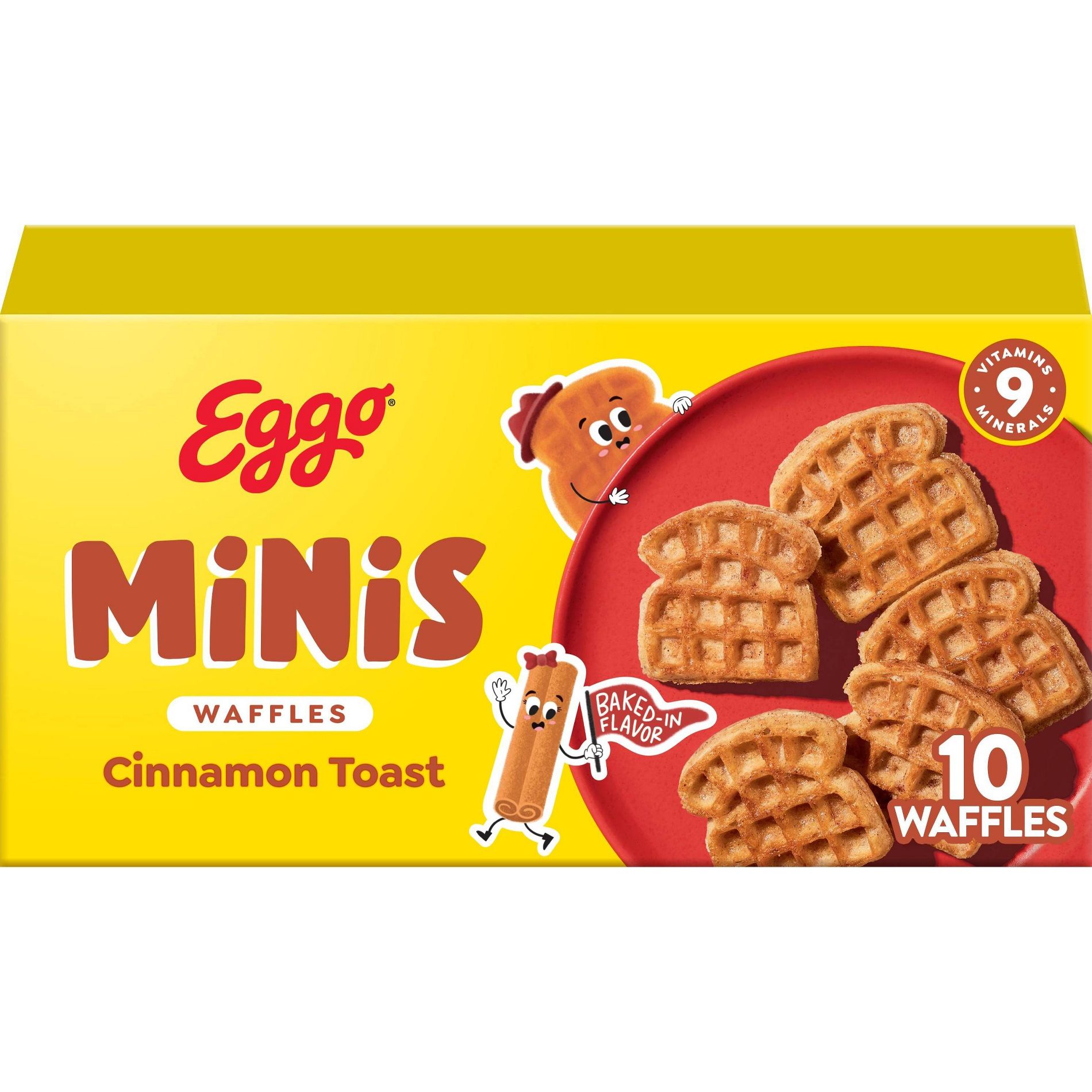 Eggo Minis Frozen Waffle Bites Cinnamon Toast - 10.75oz/10ct
