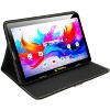 LINSAY® 10.1" Octa Core 256GB Storage Android 15 Tablet with Black Leather Case - 3 of 3