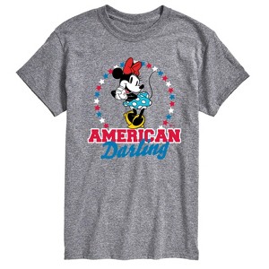 Men's - Disney - American Darling Minnie Short Sleeve Graphic T-Shirt - 1 of 4